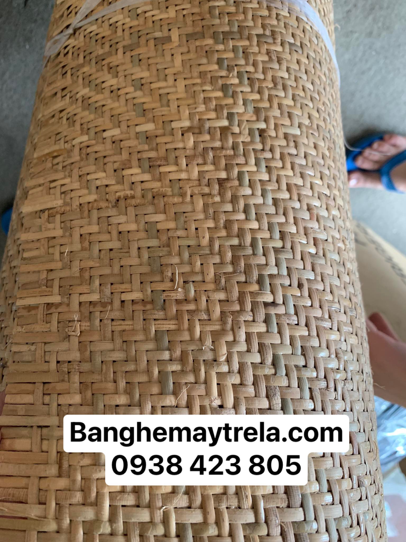 Lưới mây đan kín hàng nhập